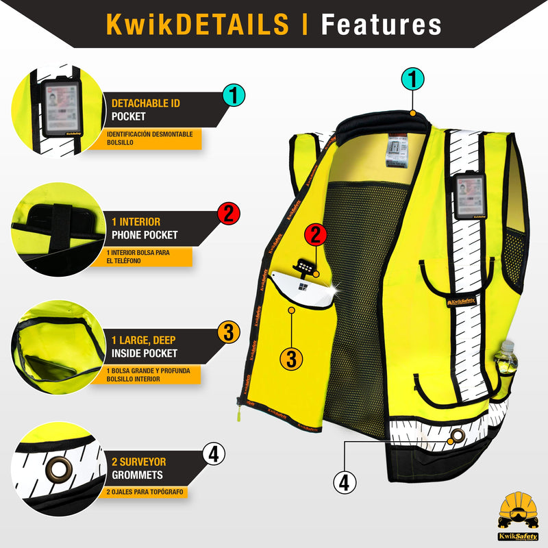 KwikSafety | Godfather Specialist Safety Vest | Product Features