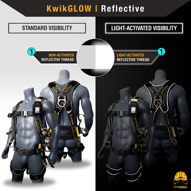 KwikSafety | Typhoon DiamondBack Safety Harness | Reflectivity