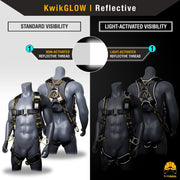 KwikSafety DIAMONDBACK THUNDER Safety Harness 3 D Ring Fall Protection ANSI OSHA - KwikSafety