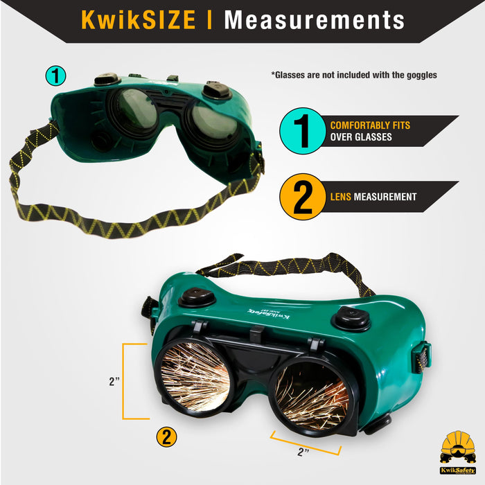 KwikSafety OWL Industrial ANSI Anti-Fog Snug Fit Welding Goggles Flip-Up Shade 5 - Model No.: KS1101 - KwikSafety yeswelder cup mask darkening google steampunk arcsafe jackson miller lincoln helmet tig safty saftey ashbury german eclipse hazmat heat resistant hobart arc veithdia oxy googles goggle weld stanley torching weldong bugeye arcone 50mm didymium guages rectangular round servore dim