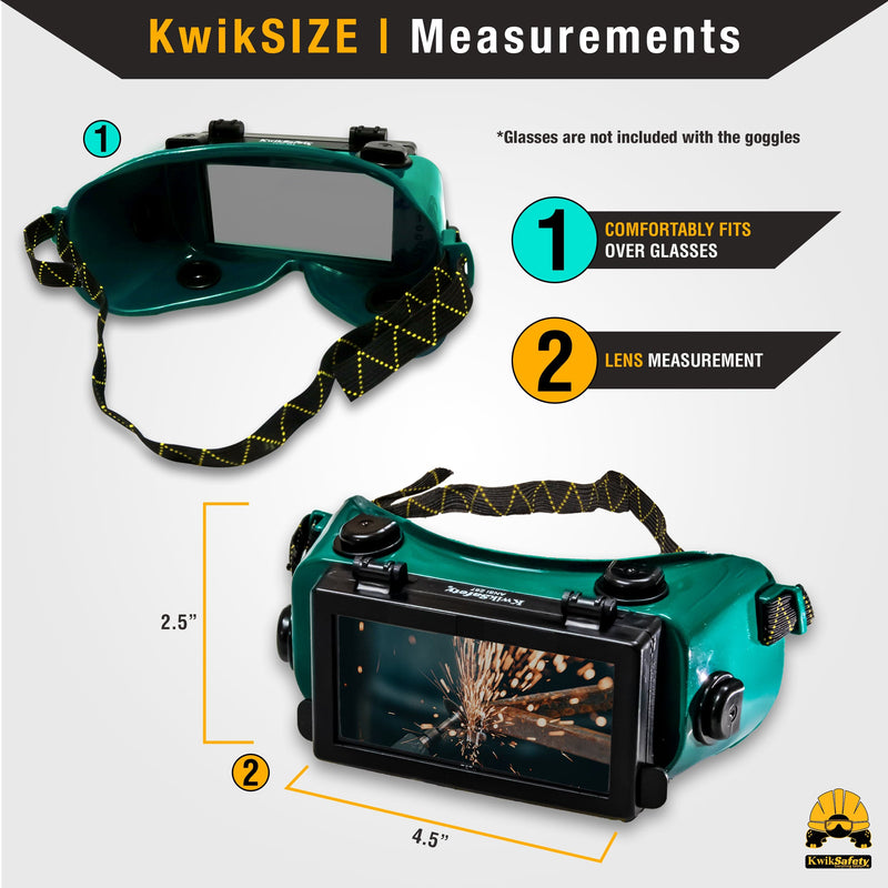 KwikSafety | Hammerhead Welding Goggles | Size Chart