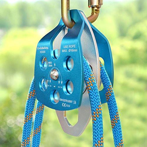 KwikSafety Double Sheave Pulley 30KN - KwikSafety