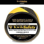 KwikSafety Black&Yellow Adhesive Anti Skid Safety Tape - Model No.: KS9901 - KwikSafety