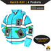 KwikSafety MARSHAL Hi Vis ANSI Class 3 Safety Jacket with Waterproof ID Pocket - Model No.: KS5511 - KwikSafety