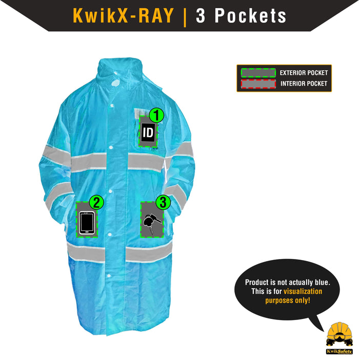 KwikSafety TORRENT | High Visibility ANSI Class 3 Safety Trench Coat - Model No.: KS5506 - KwikSafety