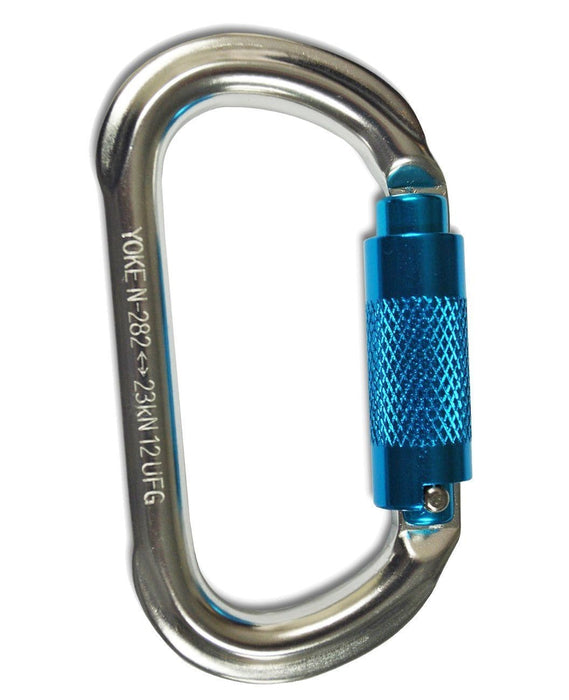 KwikSafety Yoke N-282 Twist Locking Aluminium Carabiner - KwikSafety