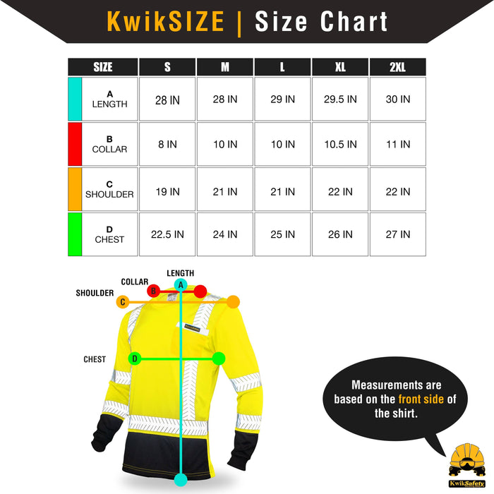 KwikSafety MECHANIC High Visibility Reflective Long Sleeve ANSI Class 3 Safety Shirt - Model No.: KS4409 - KwikSafety contruction reflectors highvis visability reflector longsleeve shirtz stripes strips hivisible green pockets running ropa trabajar trabajo hombres hombre zip button vest tall slogans logo uniform t-shirt hiviz camo t-shirts travajo resistant