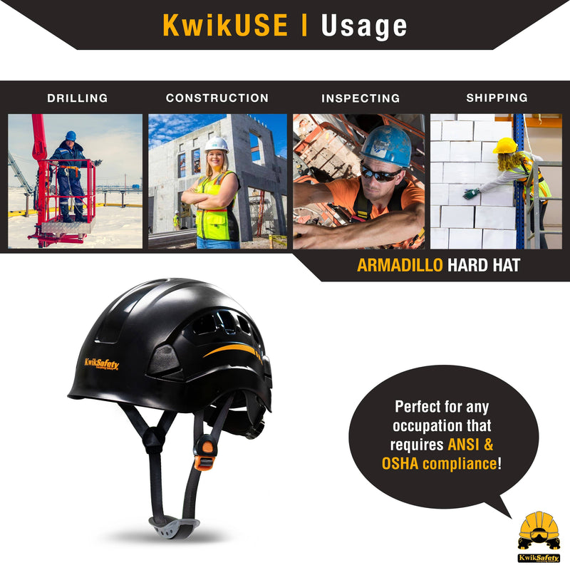 armadillo motorcycle helmet ARMADILLO Hard Hat Type 1 Class C ANSI OSHA Climbing Helmet PPE