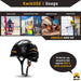 KwikSafety ARMADILLO Hard Hat ANSI OSHA Vented  6 Point Suspension Climbing Helmet Black  - Model No.: KS8661 - KwikSafety