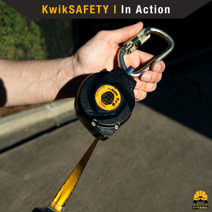 KwikSafety MAMBA WEB Carbonate Housing Self Retracting Lifeline SRL - Model No.: KS7921, KS7923, KS7931 - KwikSafety