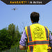 KwikSafety BIG KAHUNA PILOT Class 2 Hi Visibility Drone Safety Vest - Model No.: KS3301DR - KwikSafety
