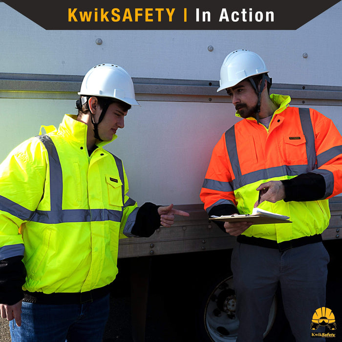 KwikSafety GUARD ANSI Class 3 Bomber Safety Jacket - Model No.: KS5514 - KwikSafety