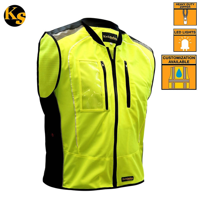 ZOOM | LED Motorcycle & Cycling Vest - Model No.: KS3320 - KwikSafety