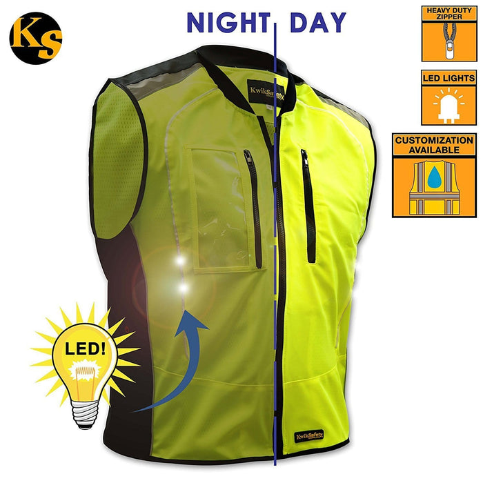 ZOOM | LED Motorcycle & Cycling Vest - Model No.: KS3320 - KwikSafety