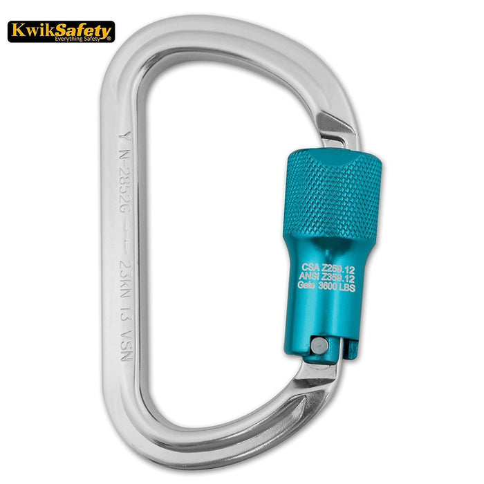 KwikSafety Twist Locking Aluminium Carabiners by KwikSafety - 50 Pieces - KwikSafety