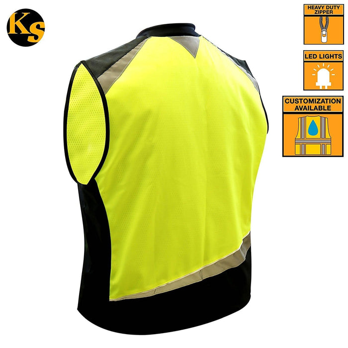 ZOOM | LED Motorcycle & Cycling Vest - Model No.: KS3320 - KwikSafety