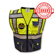 CLEARANCE! KwikSafety SHERIFF | ANSI Class 2 Fishbone Safety Vest (Old Sizing) - Model No.: KS3305 - KwikSafety