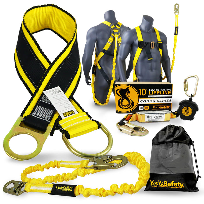 KwikSafety GIBBON GRIP Fall Protection Anchor Choker ANSI Cross Arm Strap - Model No.: KS7801 - KwikSafety