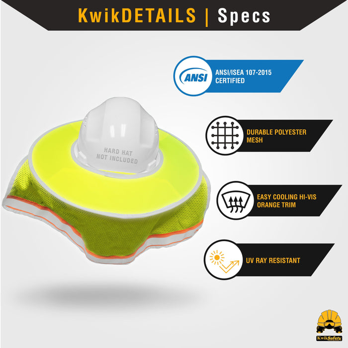 KwikSafety TORTOISE SHELL Hard Hat (16 COOLING VENTS) Type 1 Class C ANSI Tested OSHA Compliant Full Brim Style PPE - Model No.: KS1602 - KwikSafety