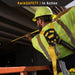 KwikSafety BOA 6' ANSI 1 Leg Fall Protection Safety Lanyard with Shock Absorber - Model No.: KS7701 - KwikSafety single leg personal gear equipment connector miller peakworks 6 4' dbi roofing rattler saftey body tech msa python rebel twin 3ft falltech y-leg quick tie-off restraining laynard safty y landyard landyards welkforder deceleration belt d ring internal