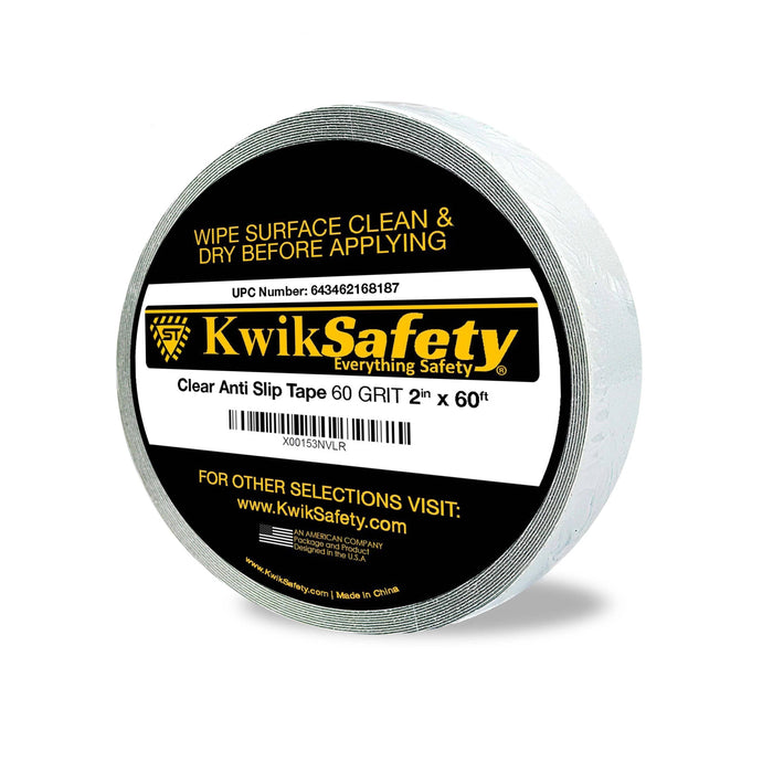 KwikSafety Clear Anti-Skid Indoor Outdoor Tape - KwikSafety