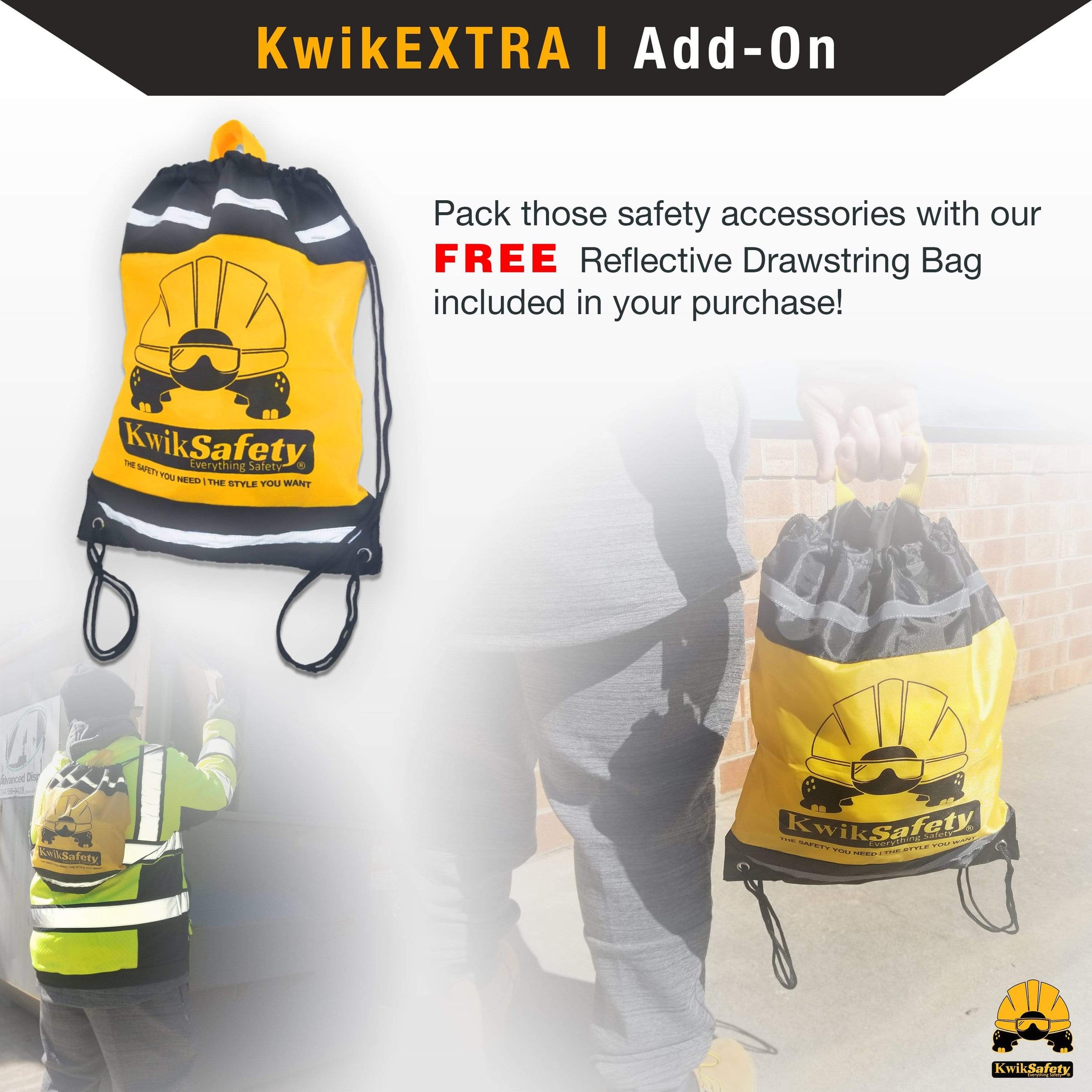 Python Safety Rubber KwikSafety PYTHON 6' Double-Leg Safety Lanyard w/ Shock Absorber Fall