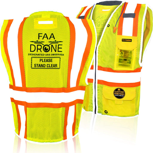 KwikSafety SPOTTER Class 2 Drone Observer Safety Vest - Model Number.: KS3307SP - KwikSafety