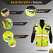 CLEARANCE! KwikSafety SUPREME | ANSI Class 2 Safety Vest - Model No.: KS3317 - KwikSafety