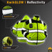 KwikSafety ENFORCER Class 3 ANSI Fishbone Reflective Tape Bomber Safety Jacket - Model No.: KS5501 - KwikSafety