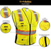 CLEARANCE! KwikSafety BIG KAHUNA Hi Vis Reflective ANSI PPE Surveyor Class 2 Safety Vest- Model No.: KS3301 - KwikSafety