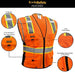 CLEARANCE! KwikSafety BIG KAHUNA Hi Vis Reflective ANSI PPE Surveyor Class 2 Safety Vest- Model No.: KS3301 - KwikSafety