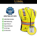 CLEARANCE! KwikSafety BIG KAHUNA Hi Vis Reflective ANSI PPE Surveyor Class 2 Safety Vest- Model No.: KS3301 - KwikSafety