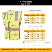 KwikSafety | Head Honcho Safety Vest | Size Chart