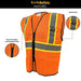 KwikSafety HOT SHOT Hi Vis Reflective ANSI PPE Construction Class 2 Safety Vest - KwikSafety