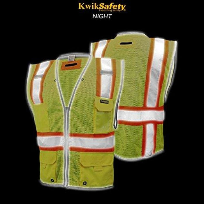 KwikSafety IMPERIAL | ANSI Class 2 Safety Vest - Model No.: KS3307 - KwikSafety